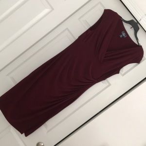 American living Maroon / burgundy dress